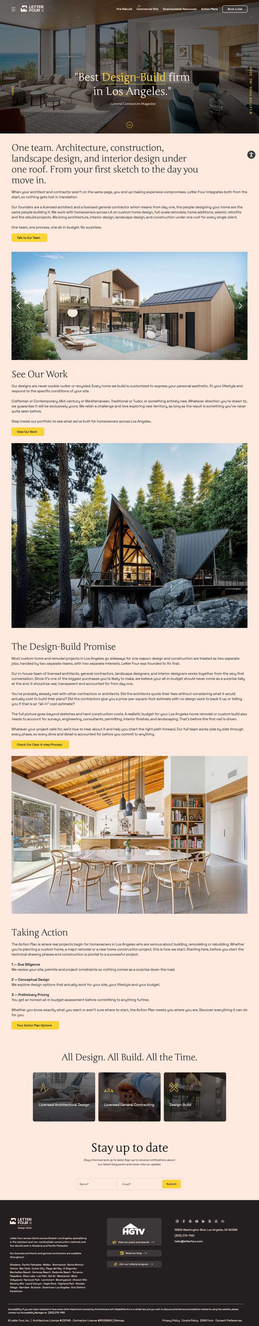 Real premium contractors website design