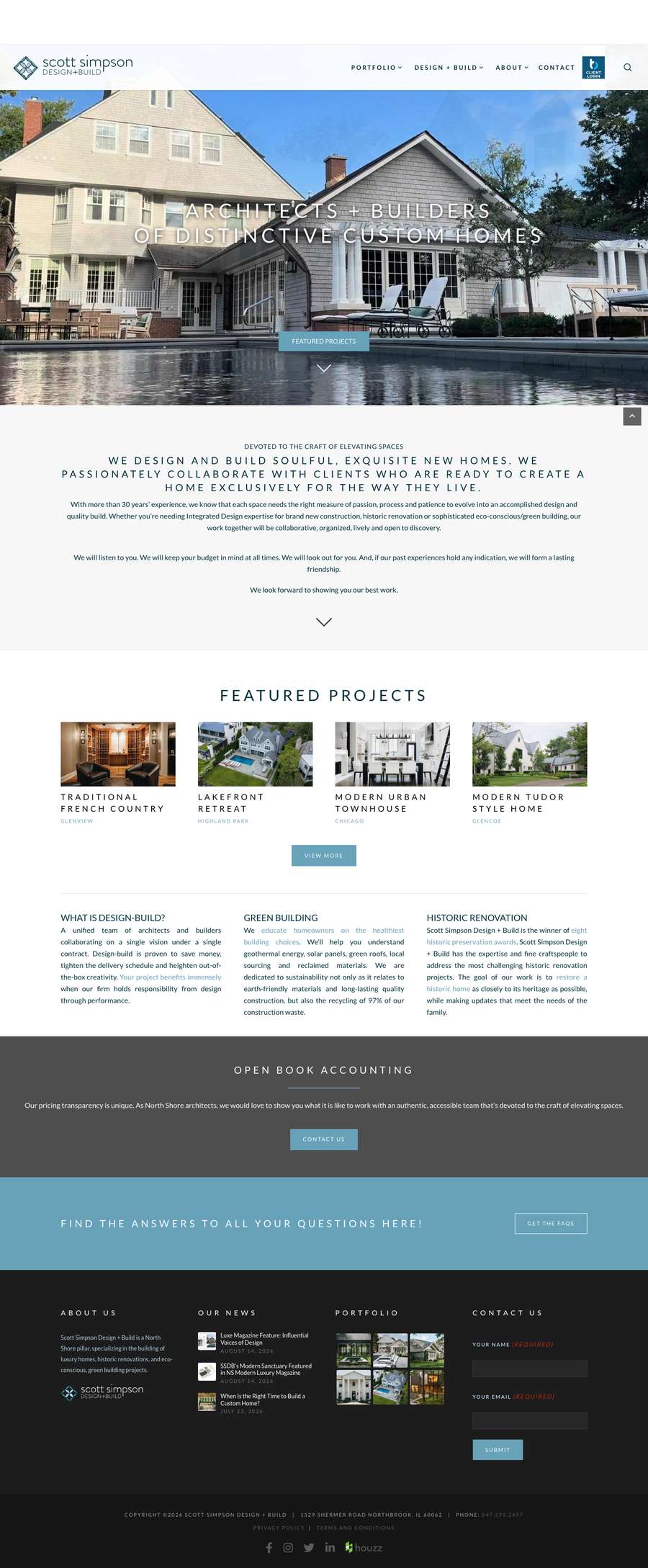 Real premium contractors website design