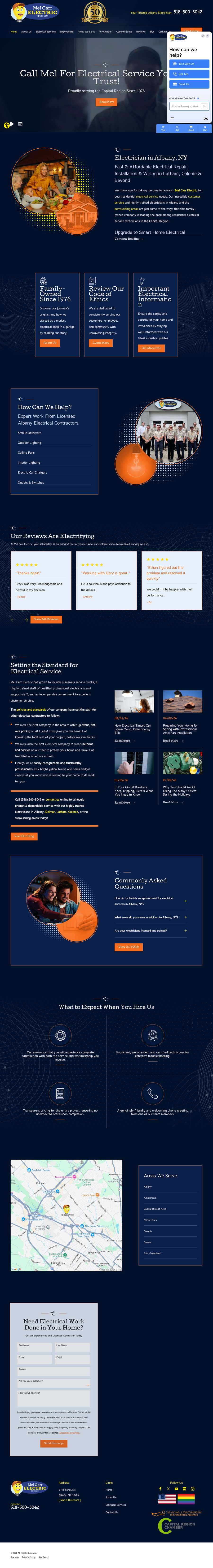 Real premium electricians website design