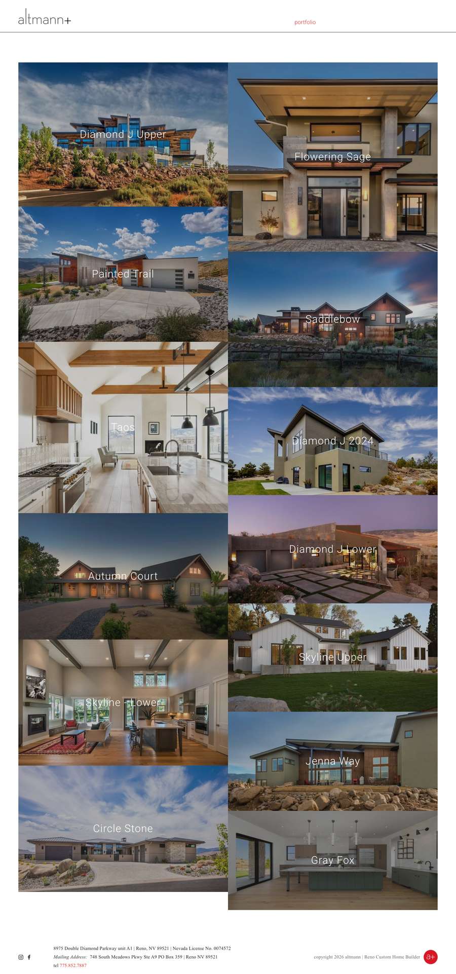 Real premium homebuilders website design