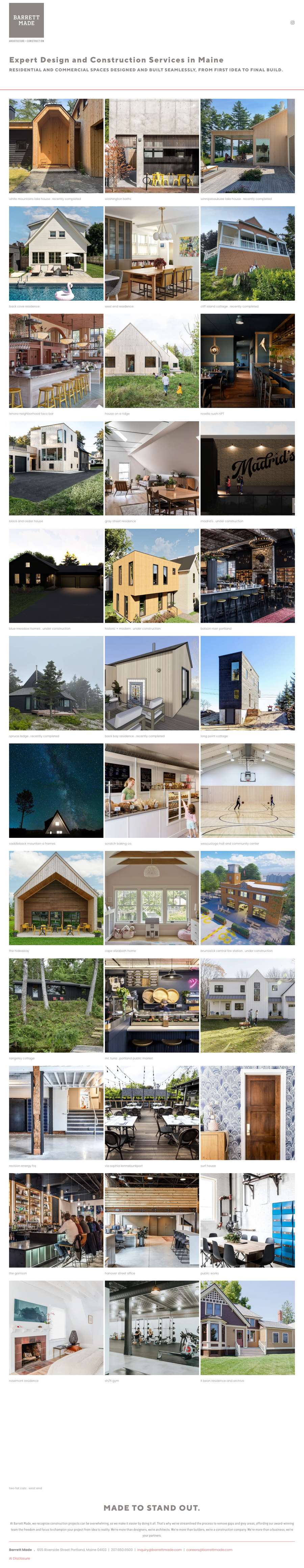 Real premium homebuilders website design