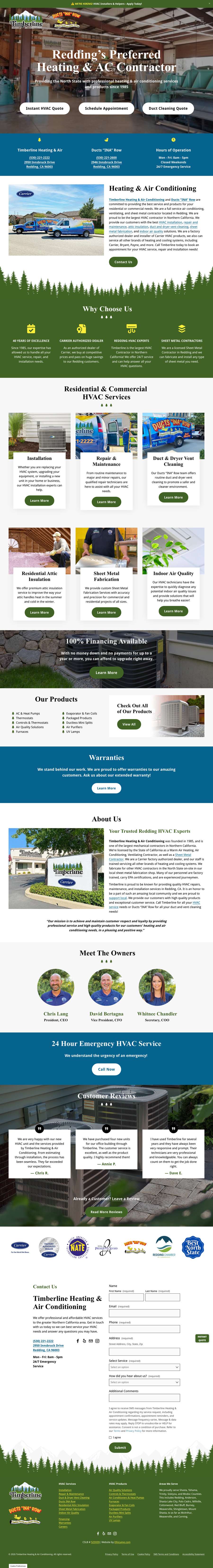 Real premium hvac website design