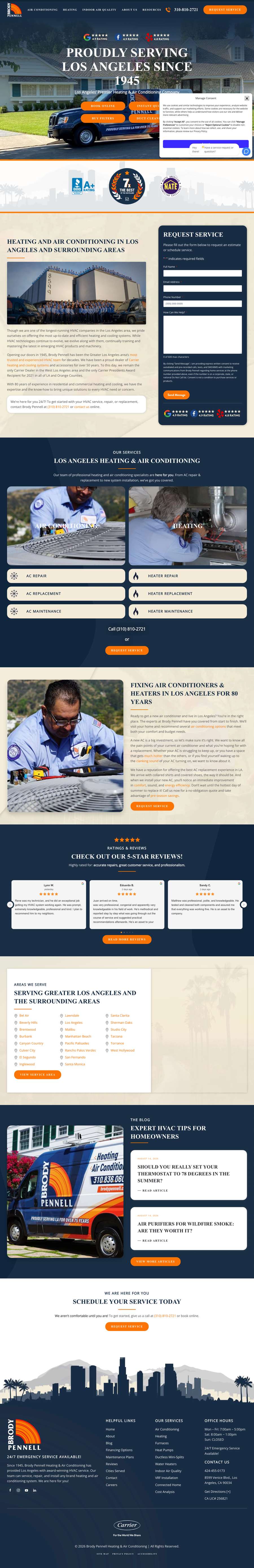 Real premium hvac website design