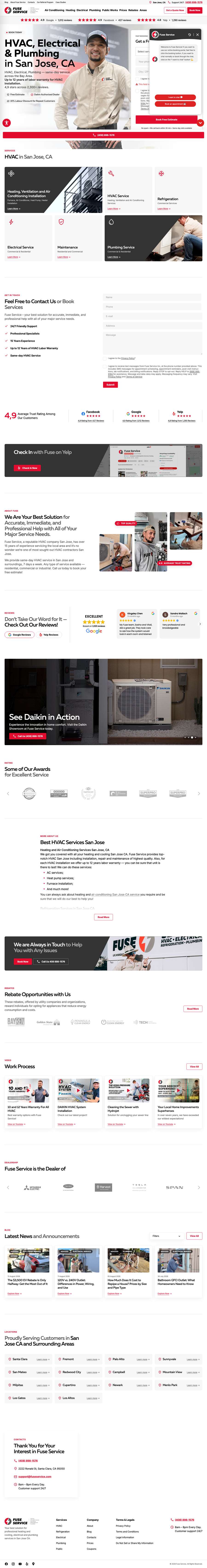 Real premium hvac website design