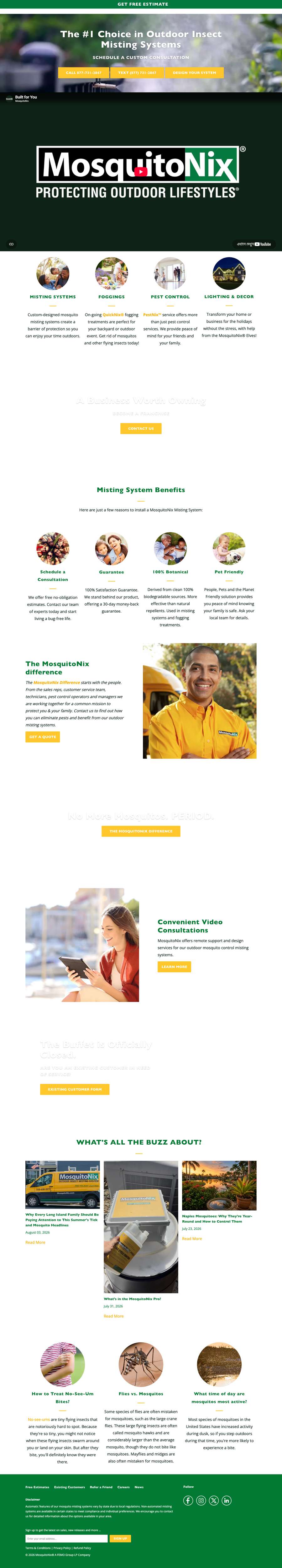 Real premium pest control website design