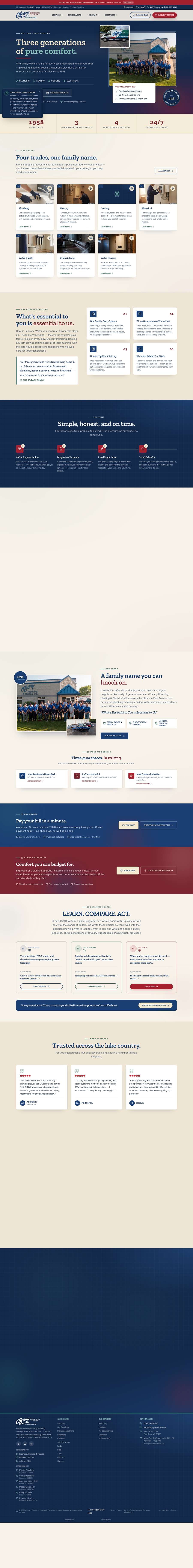 Real premium plumbers website design