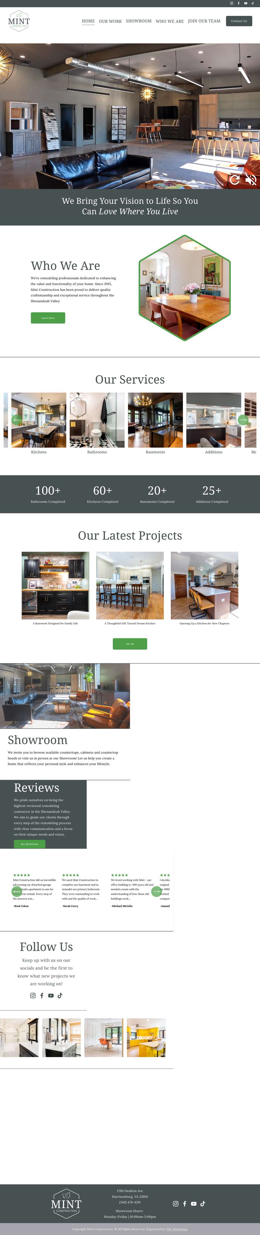 Real premium remodelers website design
