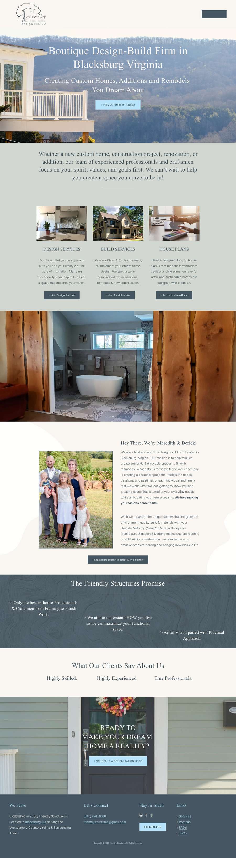 Real premium remodelers website design